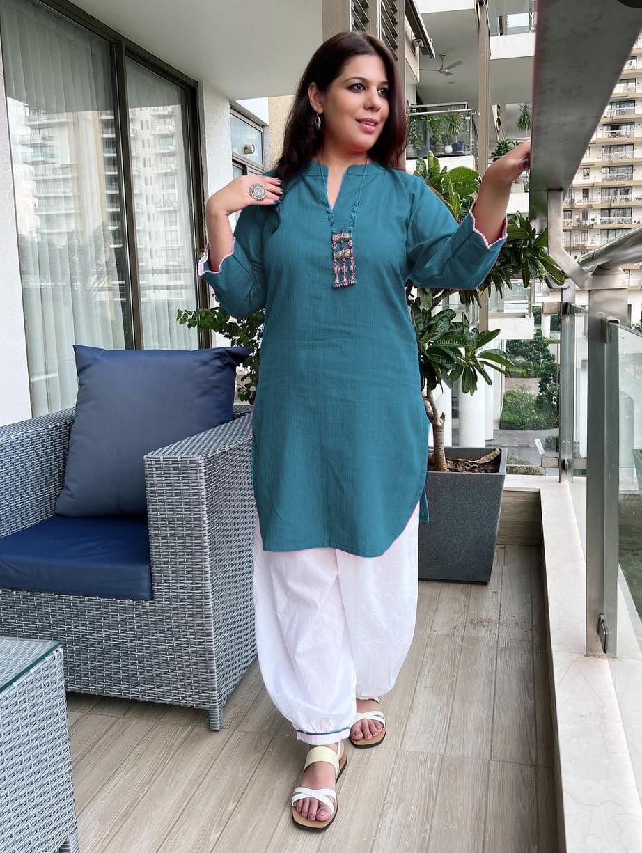 Afdhan Zubiya Cotton Flex Top With Bottom Catalog